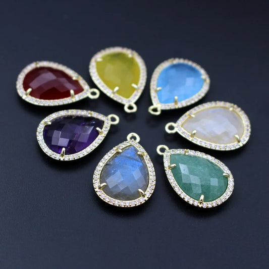 Mixed Crystal Drop Charms-ToShay.org
