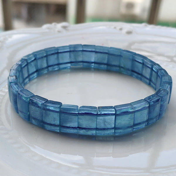 Blue Aquamarine Bracelet-ToShay.org