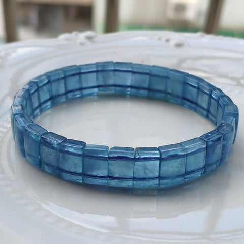 Blue Aquamarine Bracelet-ToShay.org