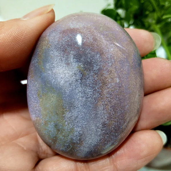 Ocean Jasper Palm Stone-ToShay.org