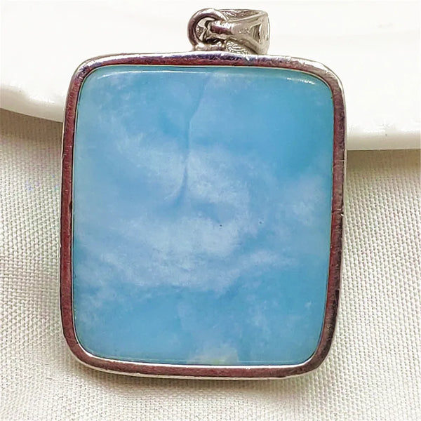 Blue Larimar Pendant-ToShay.org