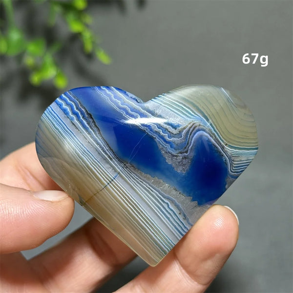 Blue Agate Heart-ToShay.org