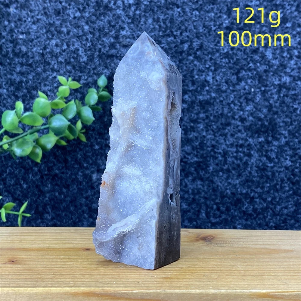 Purple Sphalerite Geode Tower-ToShay.org