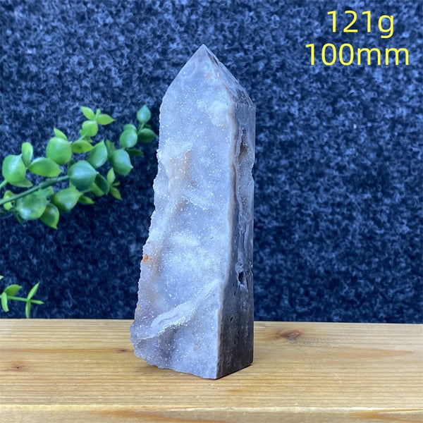 Purple Sphalerite Geode Tower-ToShay.org