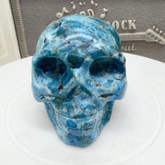 Blue Apatite Skull-ToShay.org