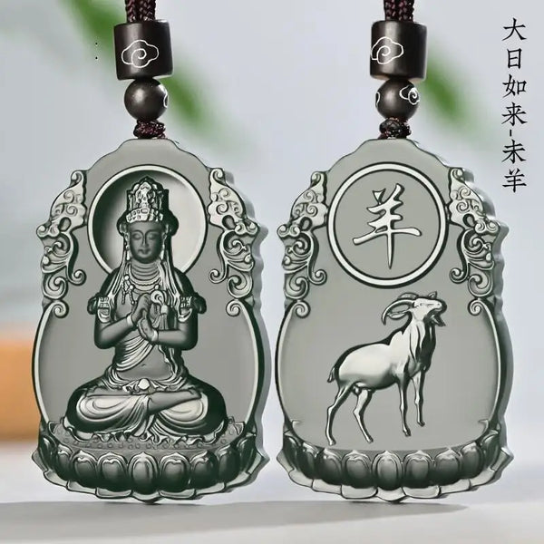Black Jade Zodiac Pendants-ToShay.org