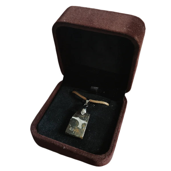 Olive Meteorite Pendant-ToShay.org