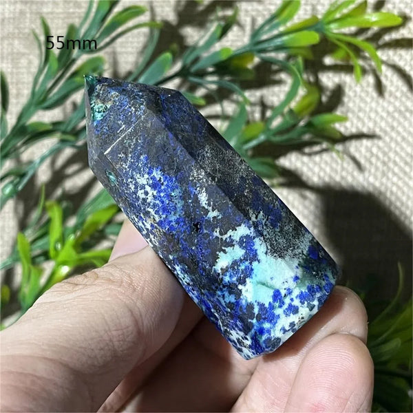 Blue Chrysocolla Point Wand-ToShay.org