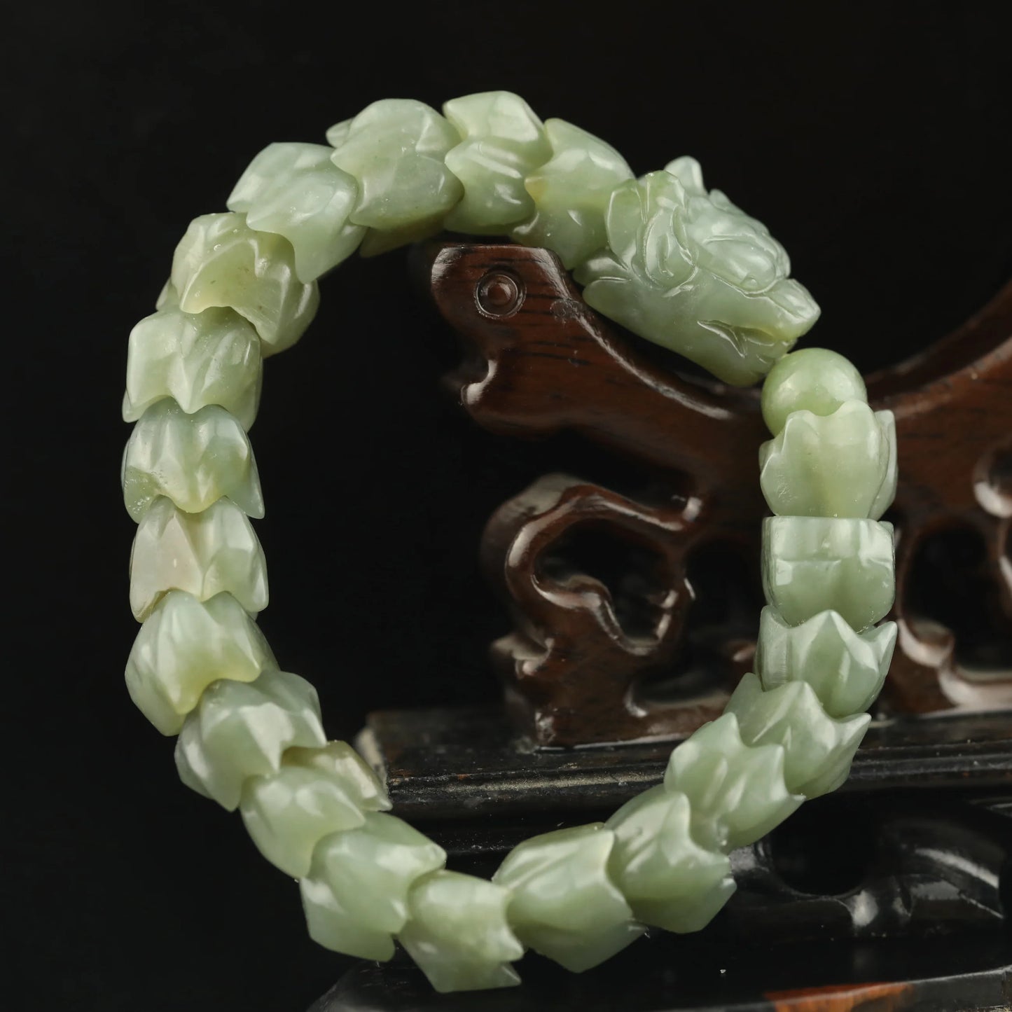 Green Jade Dragon Bracelet-ToShay.org