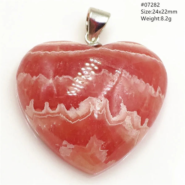 Red Rhodochrosite Pendant-ToShay.org