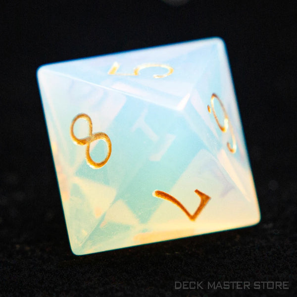 White Opalite Dice-ToShay.org