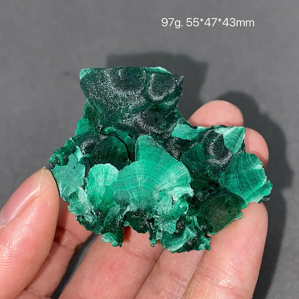 Green Malachite Crystal Slice-ToShay.org