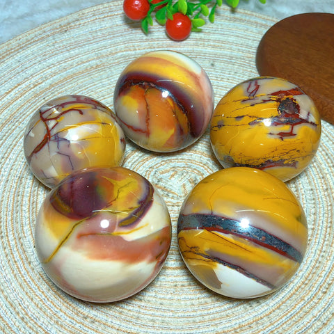 Yellow Mookaite Ball-ToShay.org