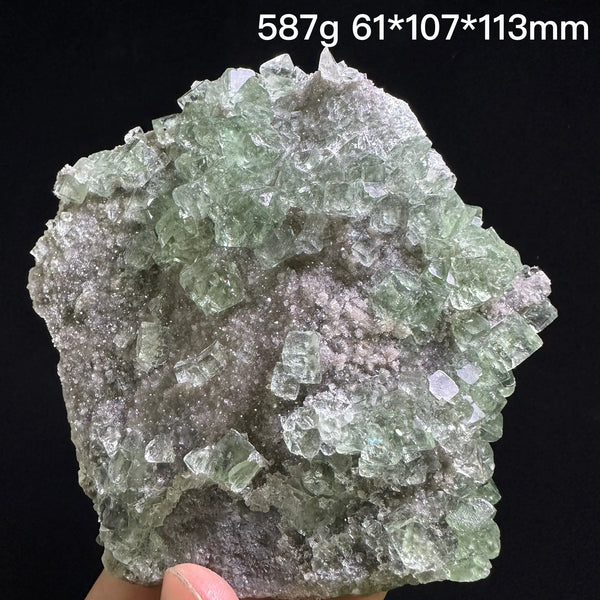Green Fluorite Mineral Cluster-ToShay.org