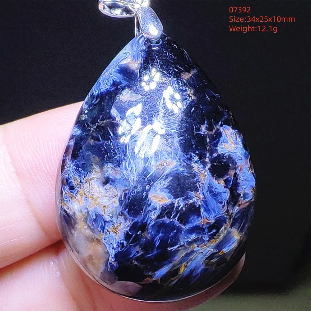 Blue Pietersite Pendant-ToShay.org