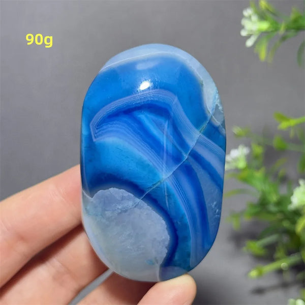 Blue Sapphire Striped Agate-ToShay.org