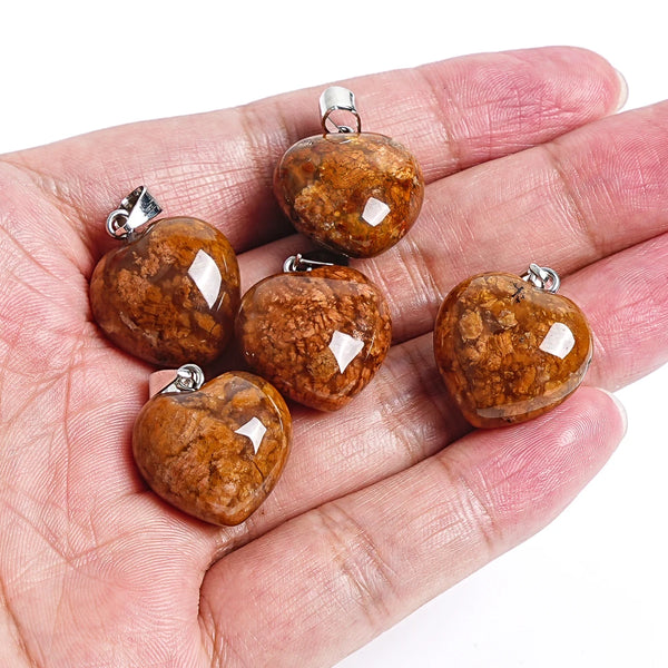 Brown Gold Agate Heart-ToShay.org