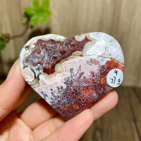 Red Agate Geode Hearts-ToShay.org