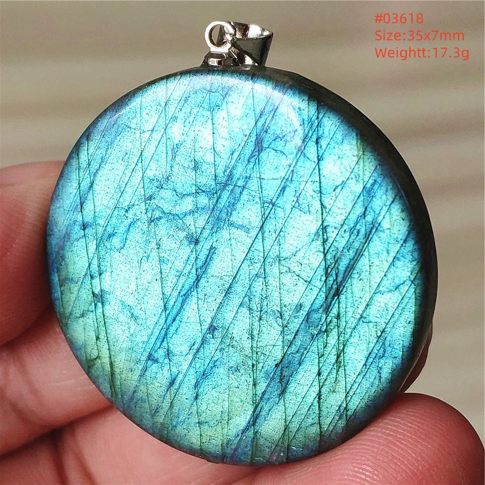 Blue Purple Labradorite Pendant-ToShay.org