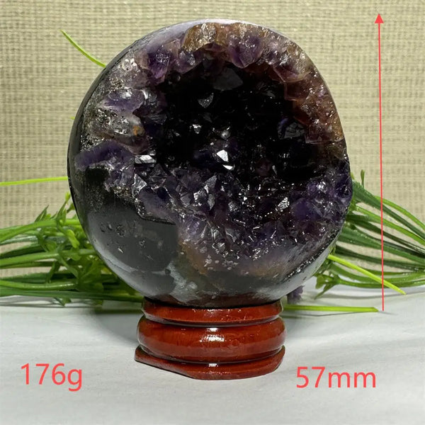 Purple Amethyst Cluster Ball-ToShay.org
