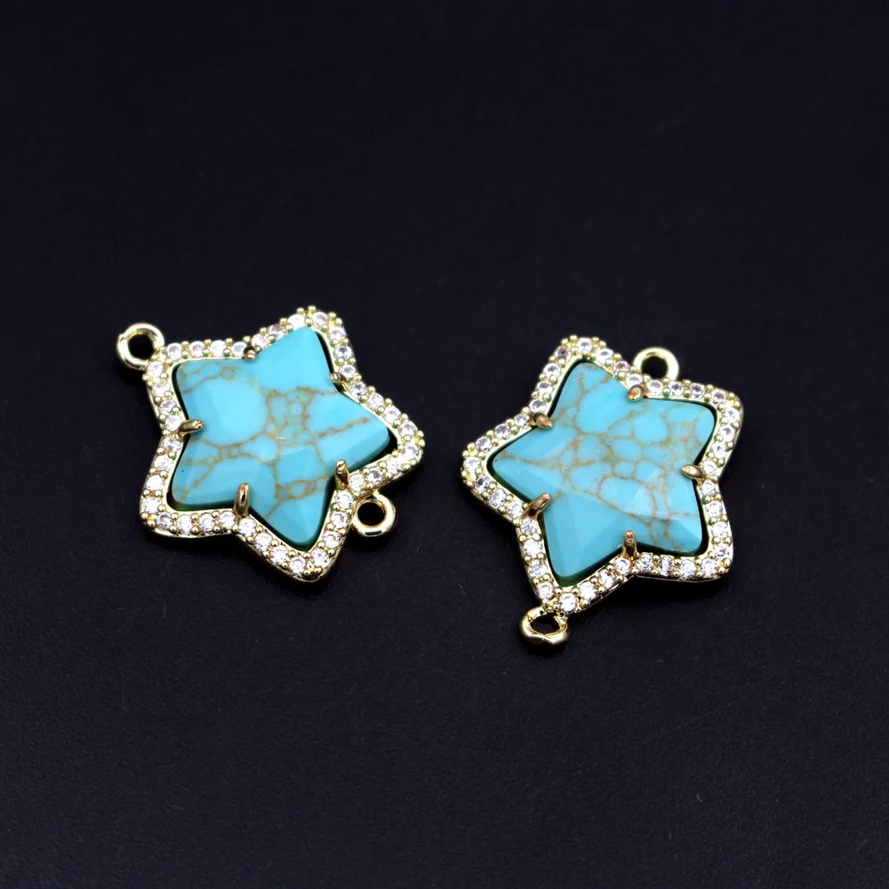 Mixed Crystal Star Charms-ToShay.org