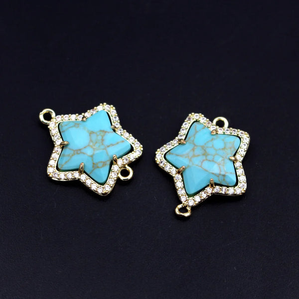 Mixed Crystal Star Charms-ToShay.org