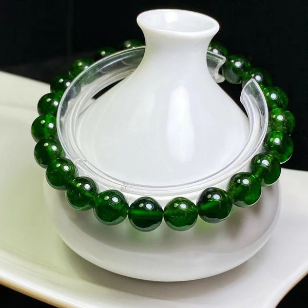 Green Chrome Diopside Bracelet-ToShay.org