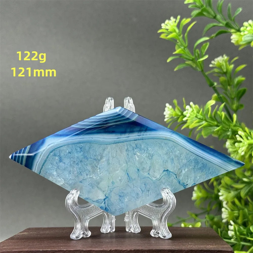 Blue Agate Lace Diamond-ToShay.org