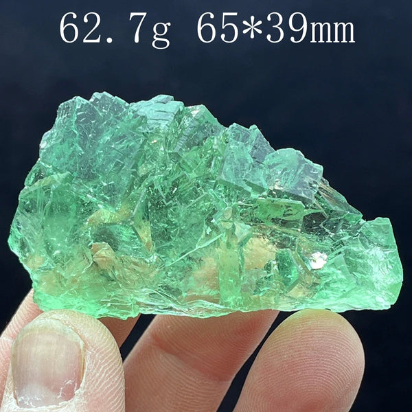 Green Fluorescent Calcite Crystal-ToShay.org