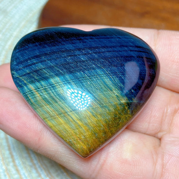 Blue Tiger Eye Heart-ToShay.org