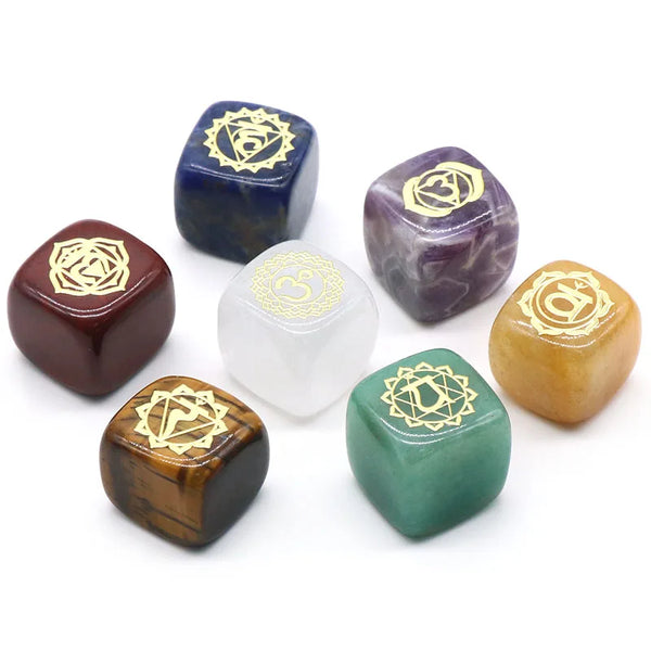 Chakra Symbols Crystal Cubes-ToShay.org