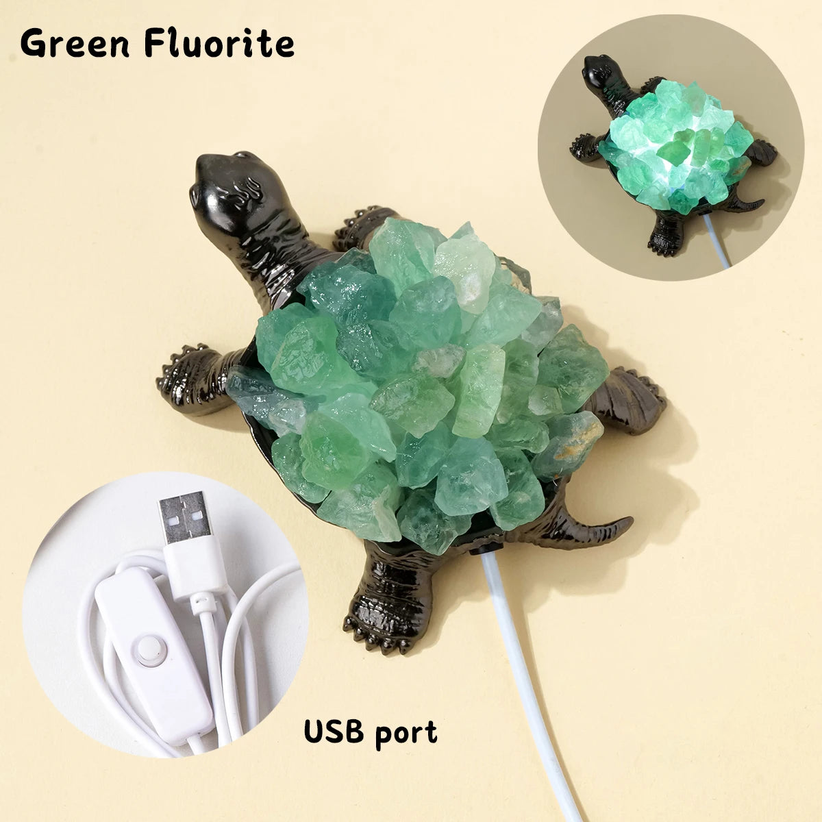 Mixed Crystal Turtle Light-ToShay.org