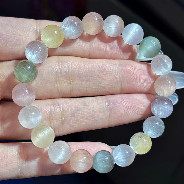 Rainbow Rutilated Quartz Bracelet-ToShay.org