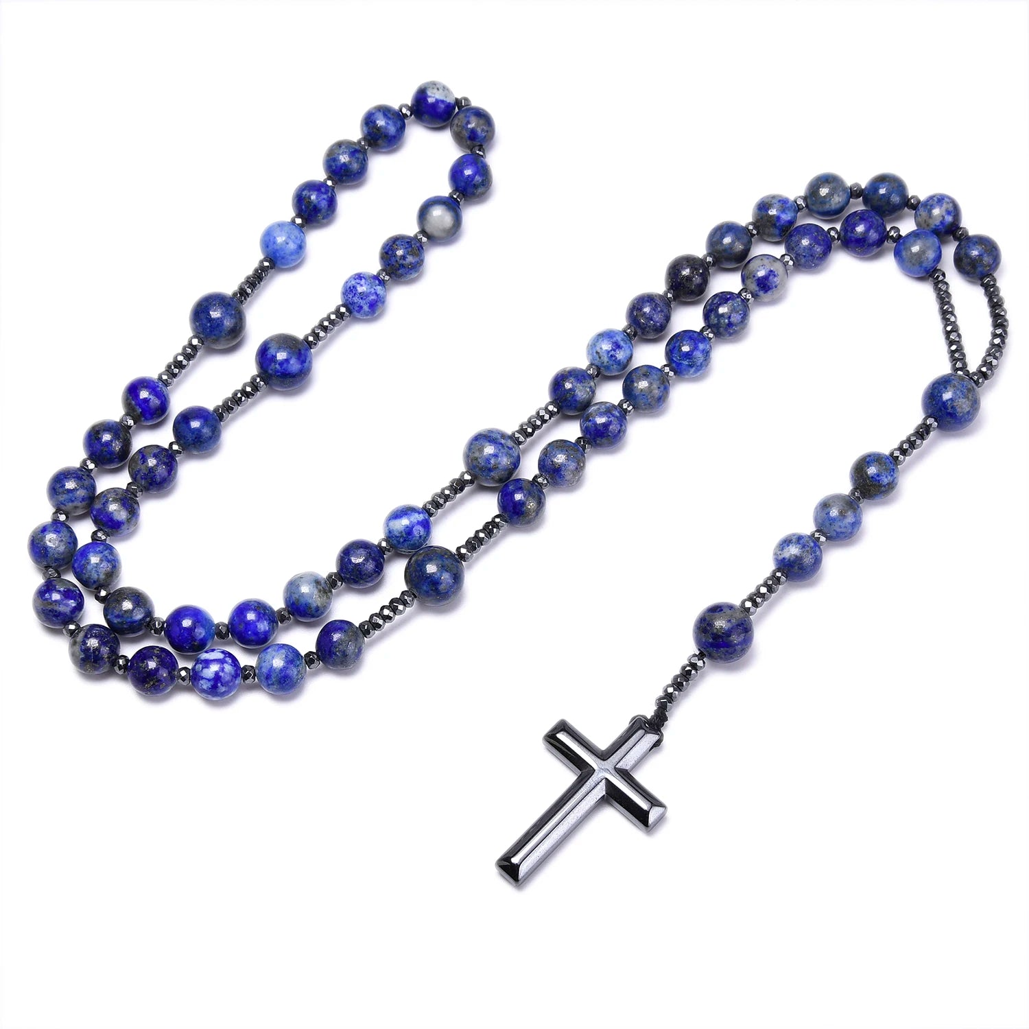 Blue Lapis Lazuli Rosary-ToShay.org