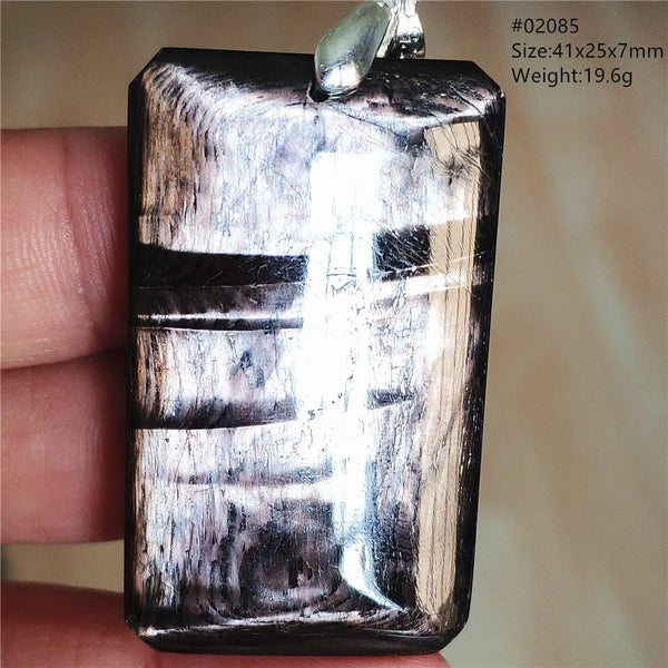 Black Hypersthene Pendant-ToShay.org