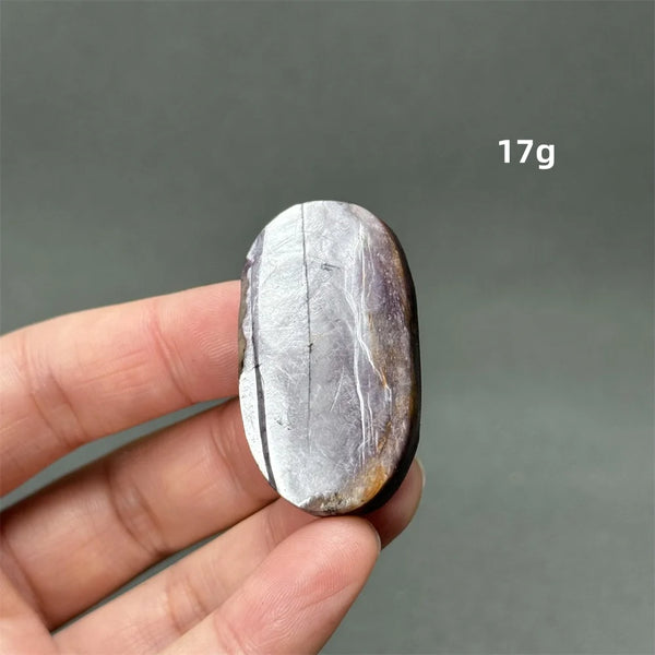 Purple Lepidolite Palm Stone-ToShay.org