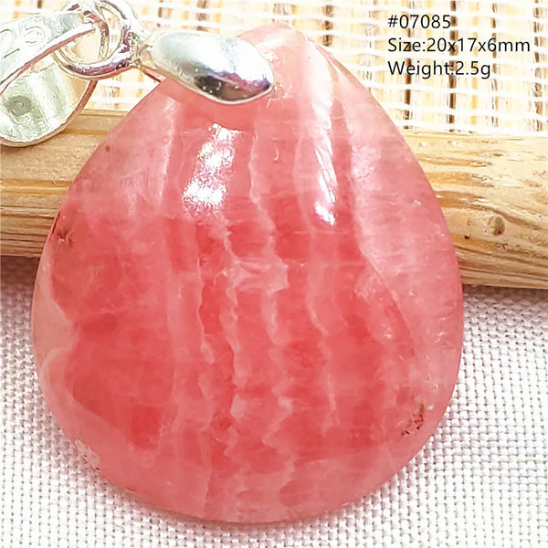 Red Rhodochrosite Pendant-ToShay.org