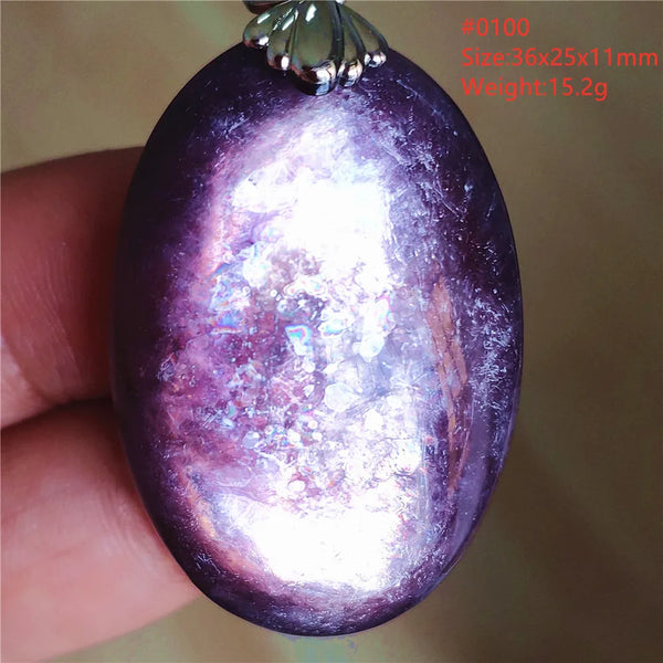 Purple Lepidolite Pendant-ToShay.org