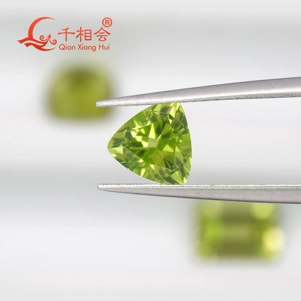 Green Crystal Cut Peridot-ToShay.org