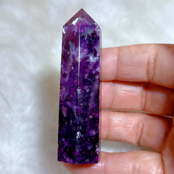 Purple Lepidolite Point-ToShay.org
