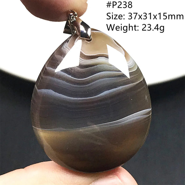 Black Lace Agate Pendant-ToShay.org