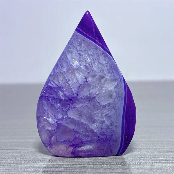 Violet Agate Torch-ToShay.org