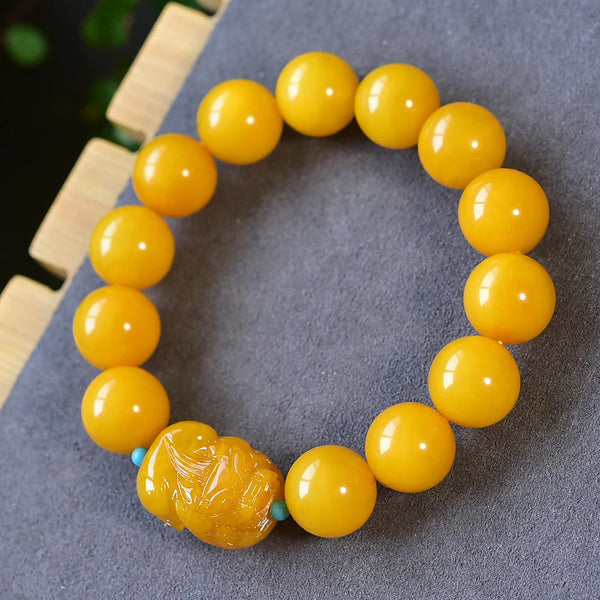 Orange Amber Bracelet-ToShay.org