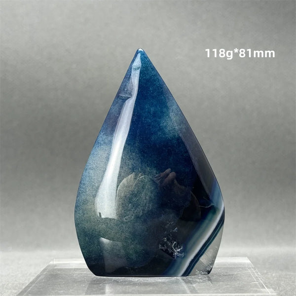 Blue Agate Torch-ToShay.org