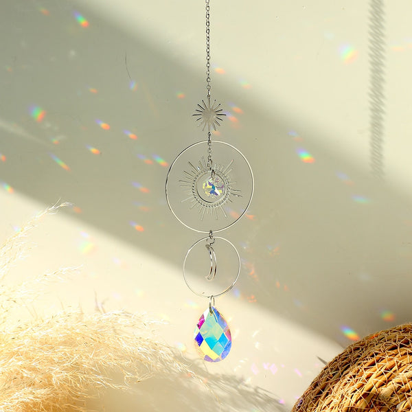 Silver Crystal Prism Sun Catcher-ToShay.org