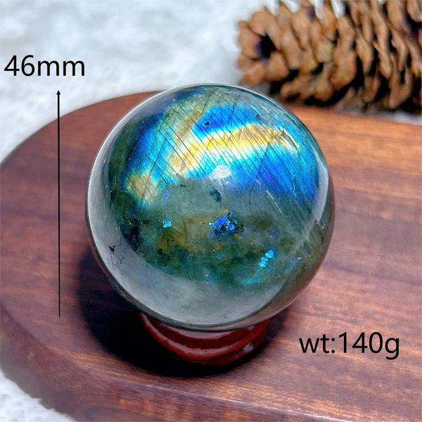 Blue Flash Labradorite Ball-ToShay.org