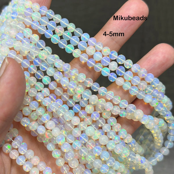 White Opal Stone Beads-ToShay.org