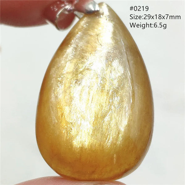 Gold Lepidolite Flash Pendant-ToShay.org