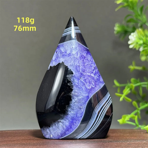 Purple Agate Torch-ToShay.org