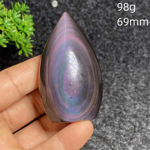 Rainbow Obsidian Torch-ToShay.org